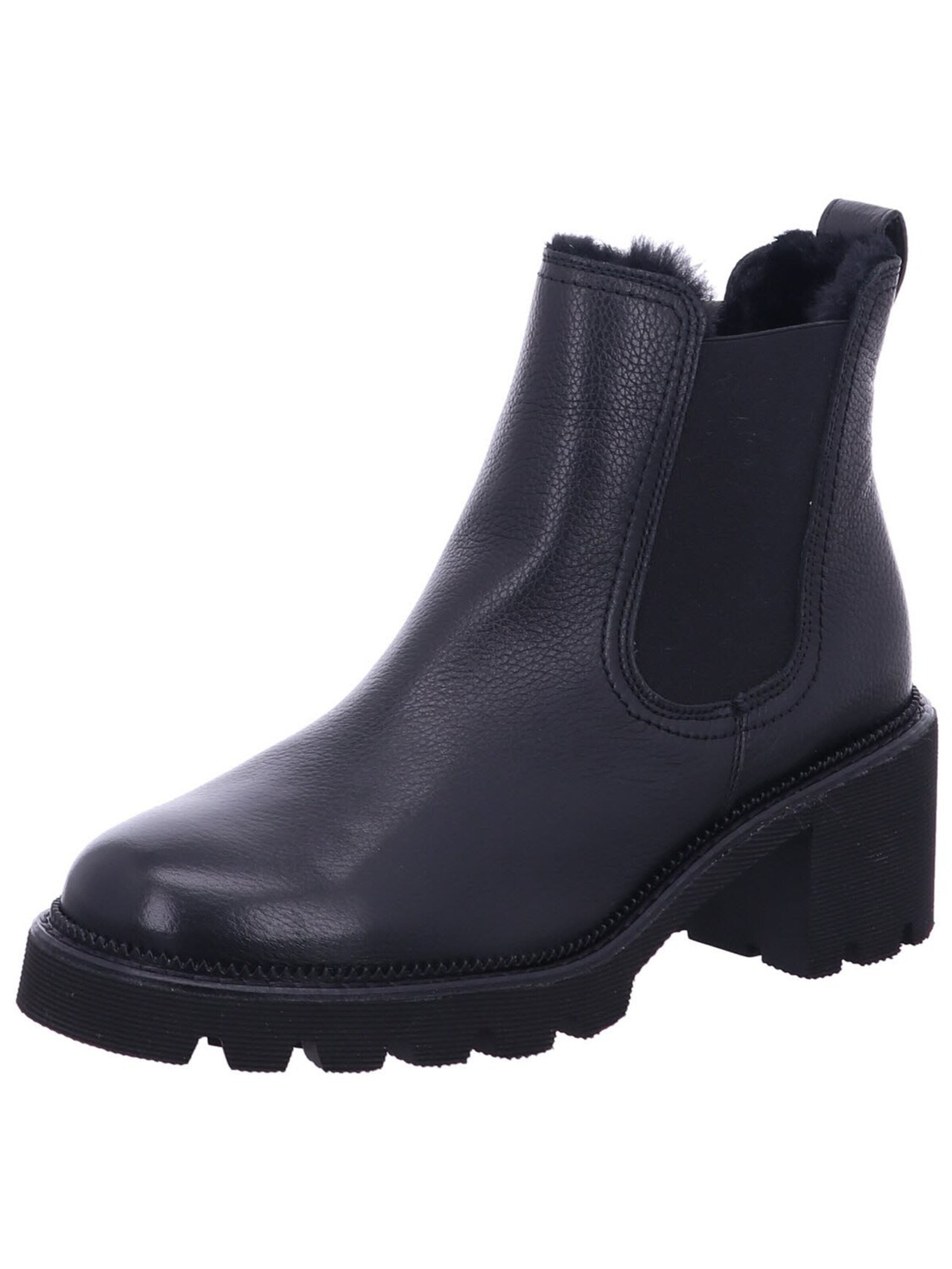Paul Green Bottes '8076 004' en 40,5 en noir, Vue avec produit