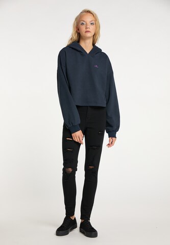 myMo ROCKS Sweatshirt in Blauw