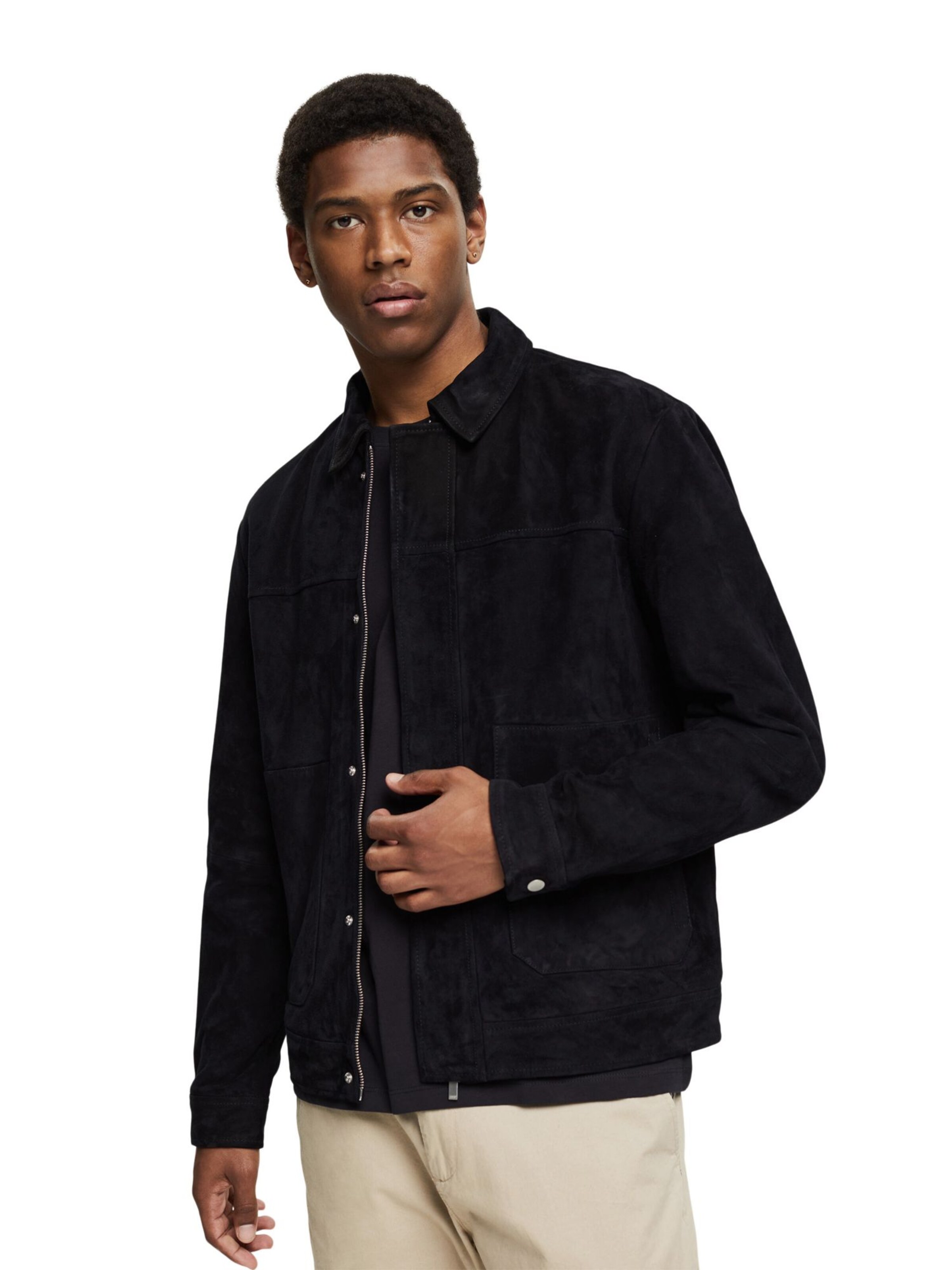 Männer Jacken Esprit Collection Übergangsjacke in Schwarz - ED17598 Männer Jacken Esprit Collection Übergangsjacke in Schwarz - ED17598
