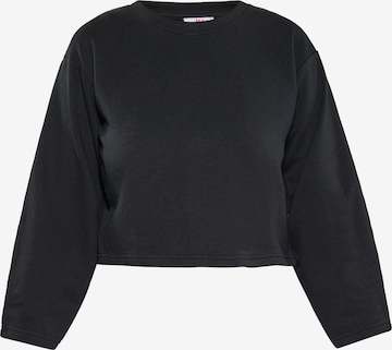 Sweat-shirt MYMO en noir : devant