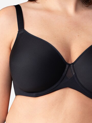 SugarShape T-shirt Bra 'AIRA' in Black