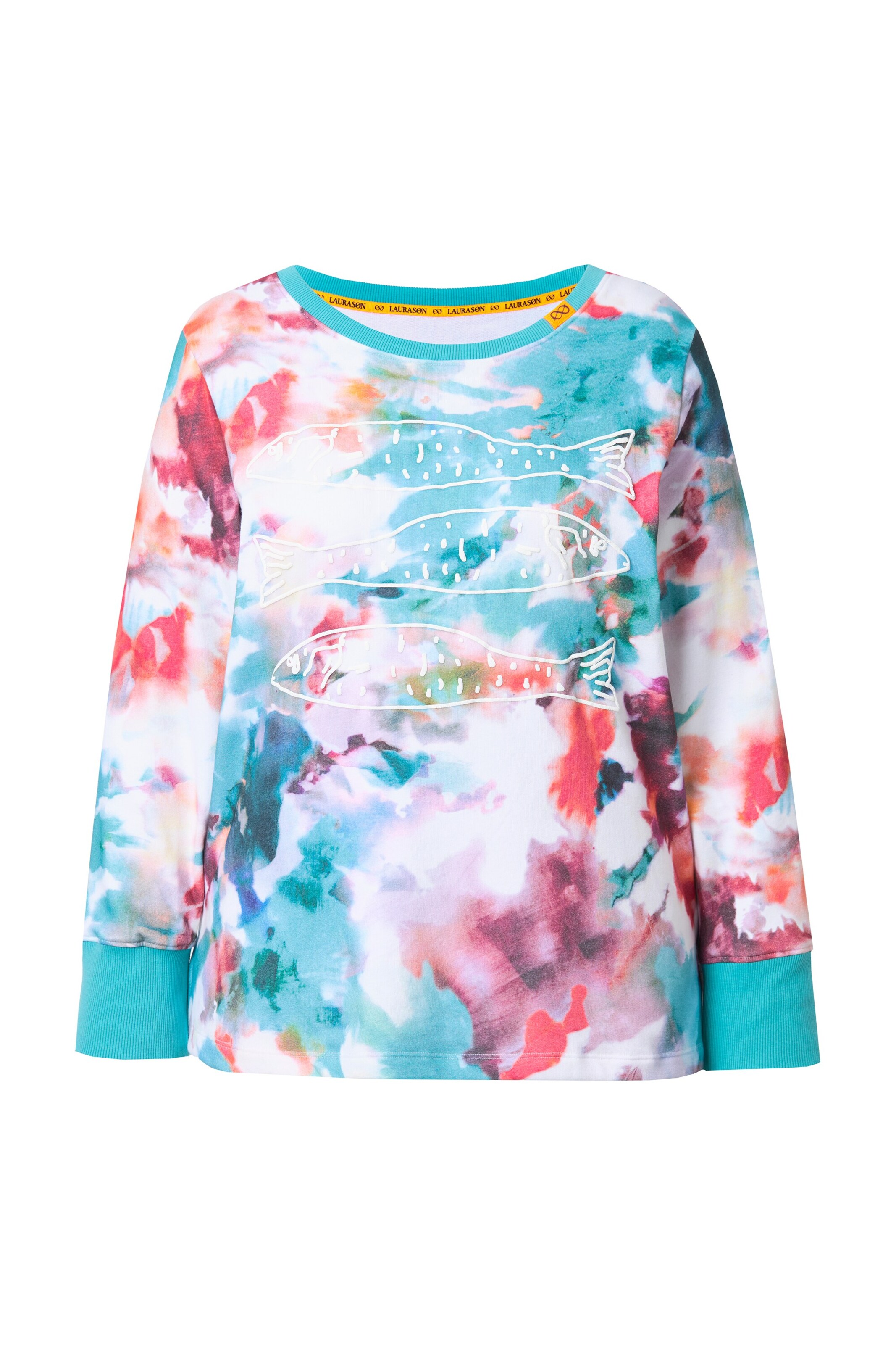 LAURASØN Sweatshirt in Blau: Vorderseite