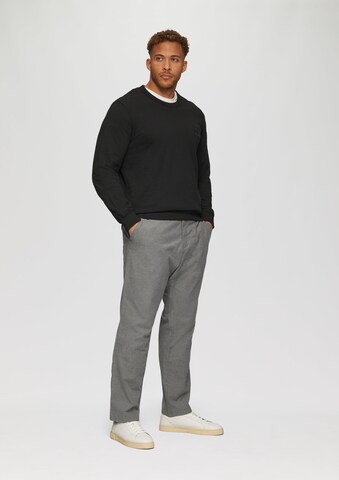 s.Oliver Sweatshirt in Schwarz
