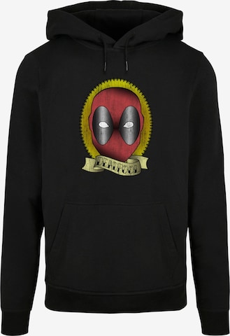 ABSOLUTE CULT Sweatshirt 'Deadpool - Tattoo' in Black: front