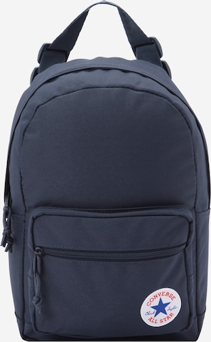 CONVERSE Nahrbtnik 'GO' | modra barva: sprednja stran