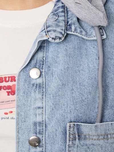 Happiness İstanbul Between-Season Jacket in Blue denim, Item view