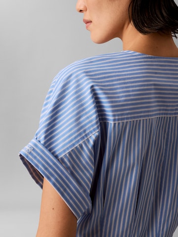 Calvin Klein Blousejurk in Blauw