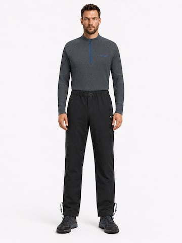 YOUTHUP - regular Pantalón de montaña 'SAUMREGULIERUNG' en negro