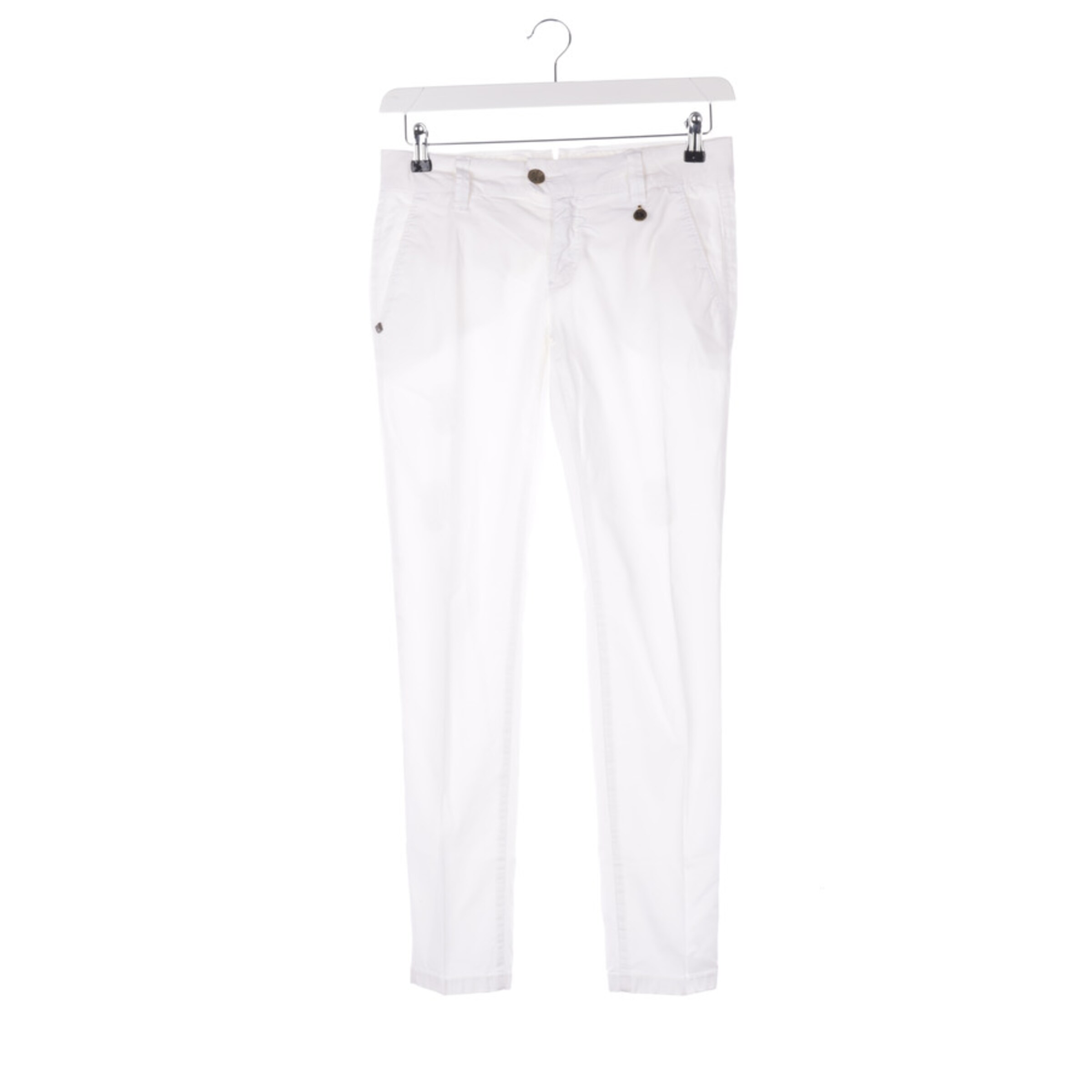 Rich & Royal Pants in XS in White: front