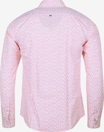 Le Temps Des Cerises Regular Fit Langarmhemd 'DANER' in Pink