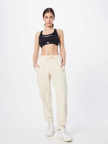 ADIDAS SPORTSWEAR Tapered Workout Pants 'All Szn Fleece' in Beige