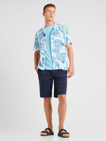Key Largo - Regular Fit Camisa 'BELIZE' em branco