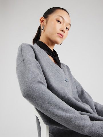 MSCH COPENHAGEN Knit Cardigan 'Regitta Rachelle' in Grey