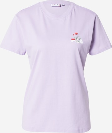 FILA Shirt 'BERISSO' in Lila: voorkant