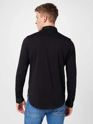 Regular fit Camicia di Marc O'Polo DENIM in nero