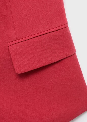 MANGO Suit Vest 'Olivia' in Red