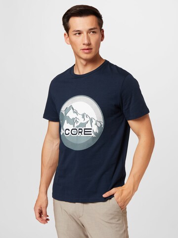 JACK & JONES T-Shirt 'Booster' in Blau: predná strana