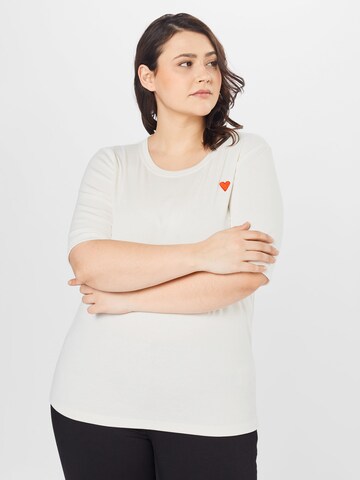 KAFFE CURVE Shirt 'Madi' in White: front