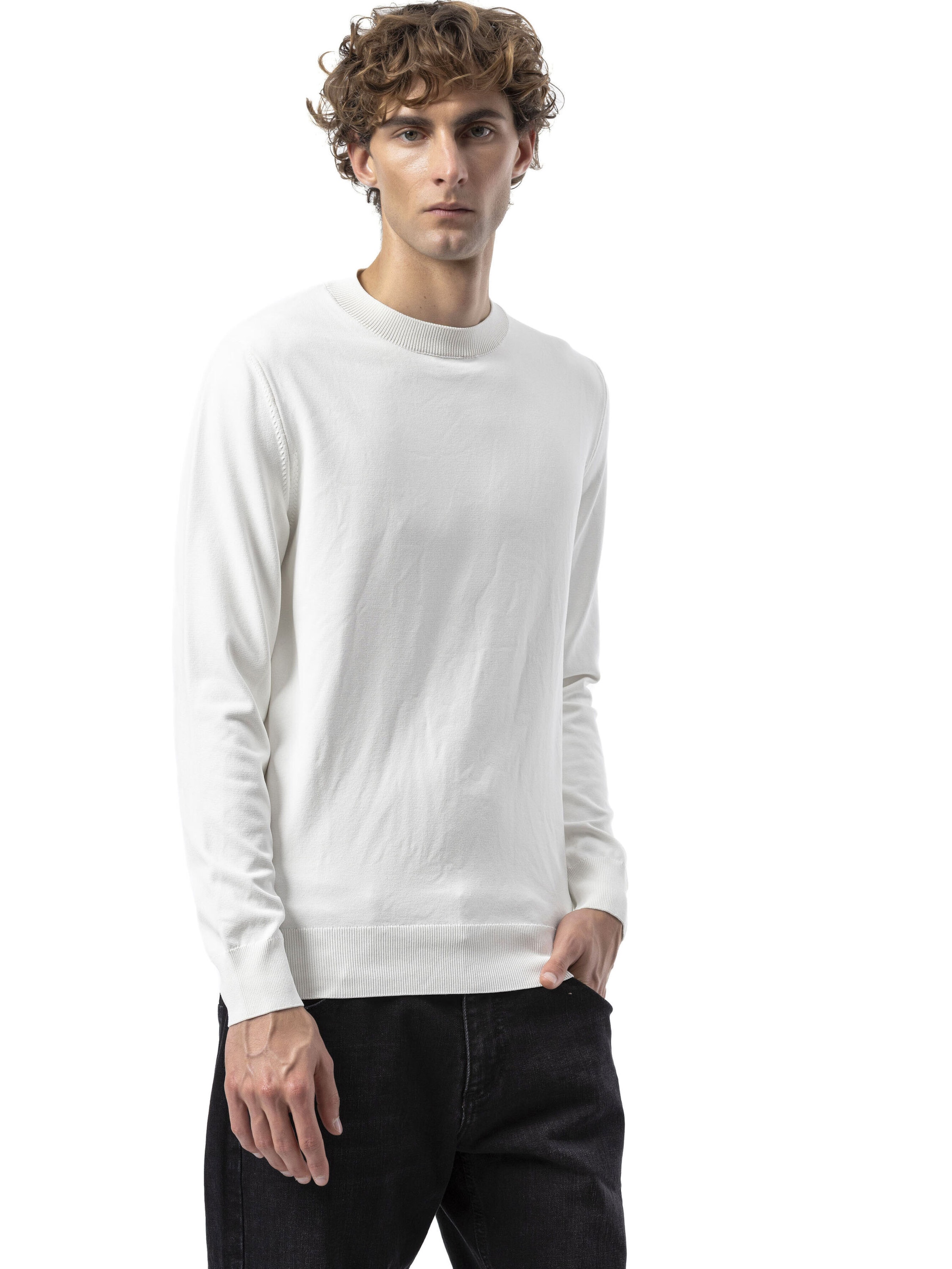 BEYRO Pullover 'BP206' in Beige