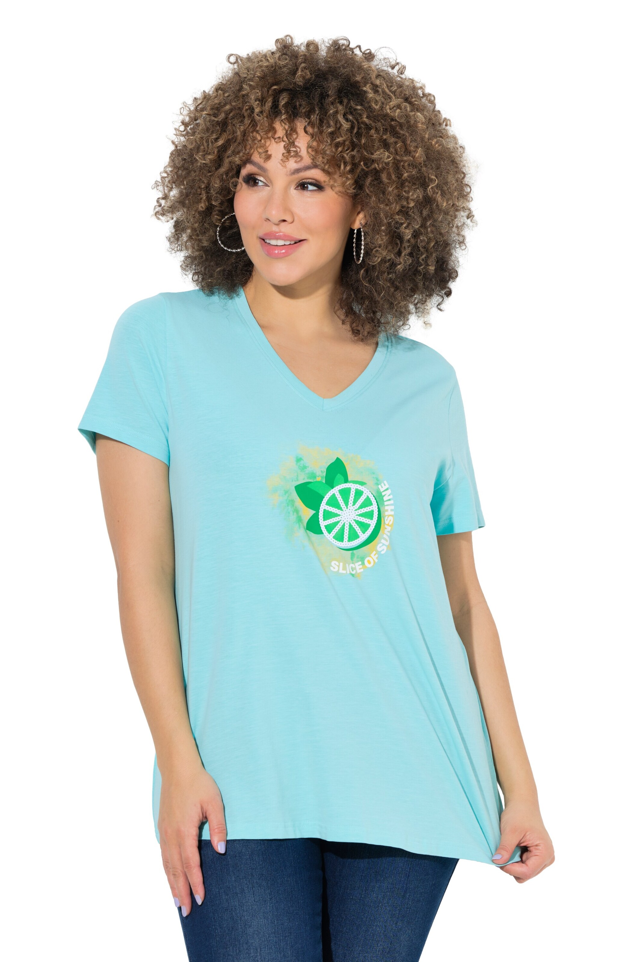 Ulla Popken Shirt in Blue: front