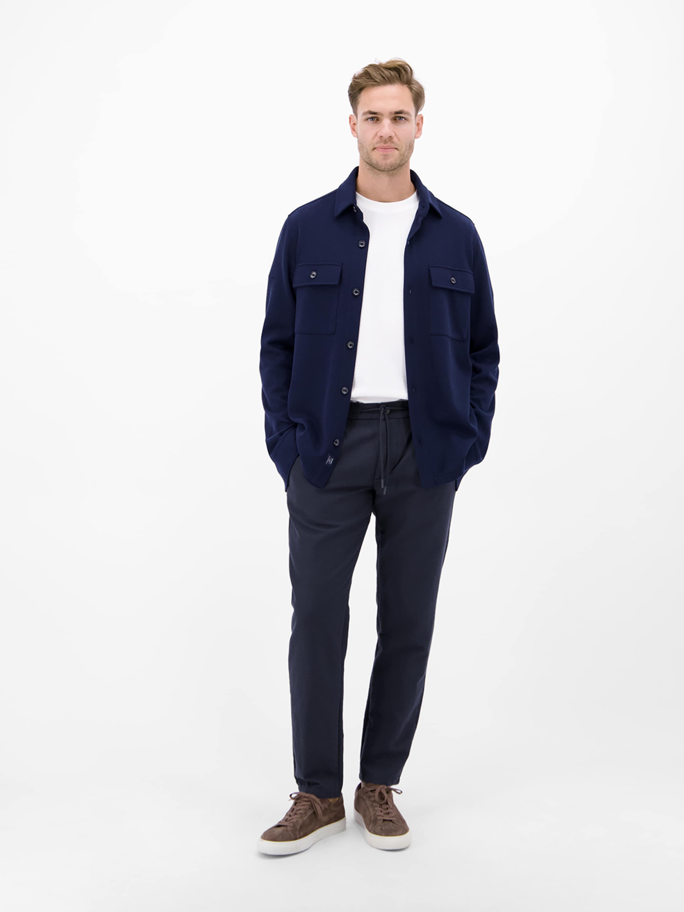 Regular Pantalon chino LERROS en bleu