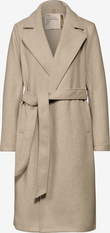 STREET ONE Between-Seasons Coat in Beige: front