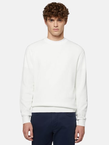 Boggi Milano Sweater in White: front