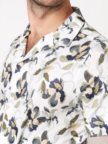 DESOTO Slim fit Button Up Shirt in Blue