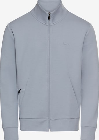 BOSS Zip-Up Hoodie 'Skaz' in Grey: front