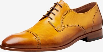 LLOYD Lace-Up Shoes 'SANGOR' in Yellow: front