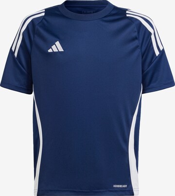 T-Shirt fonctionnel 'Tiro 24' ADIDAS PERFORMANCE en bleu : devant