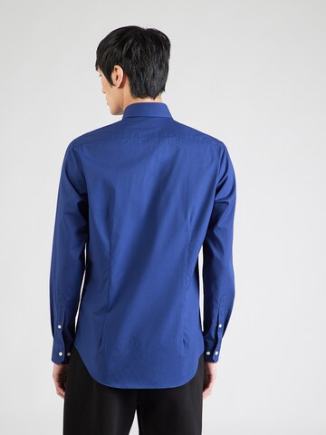 Michael Kors Slim fit Button Up Shirt in Blue: back