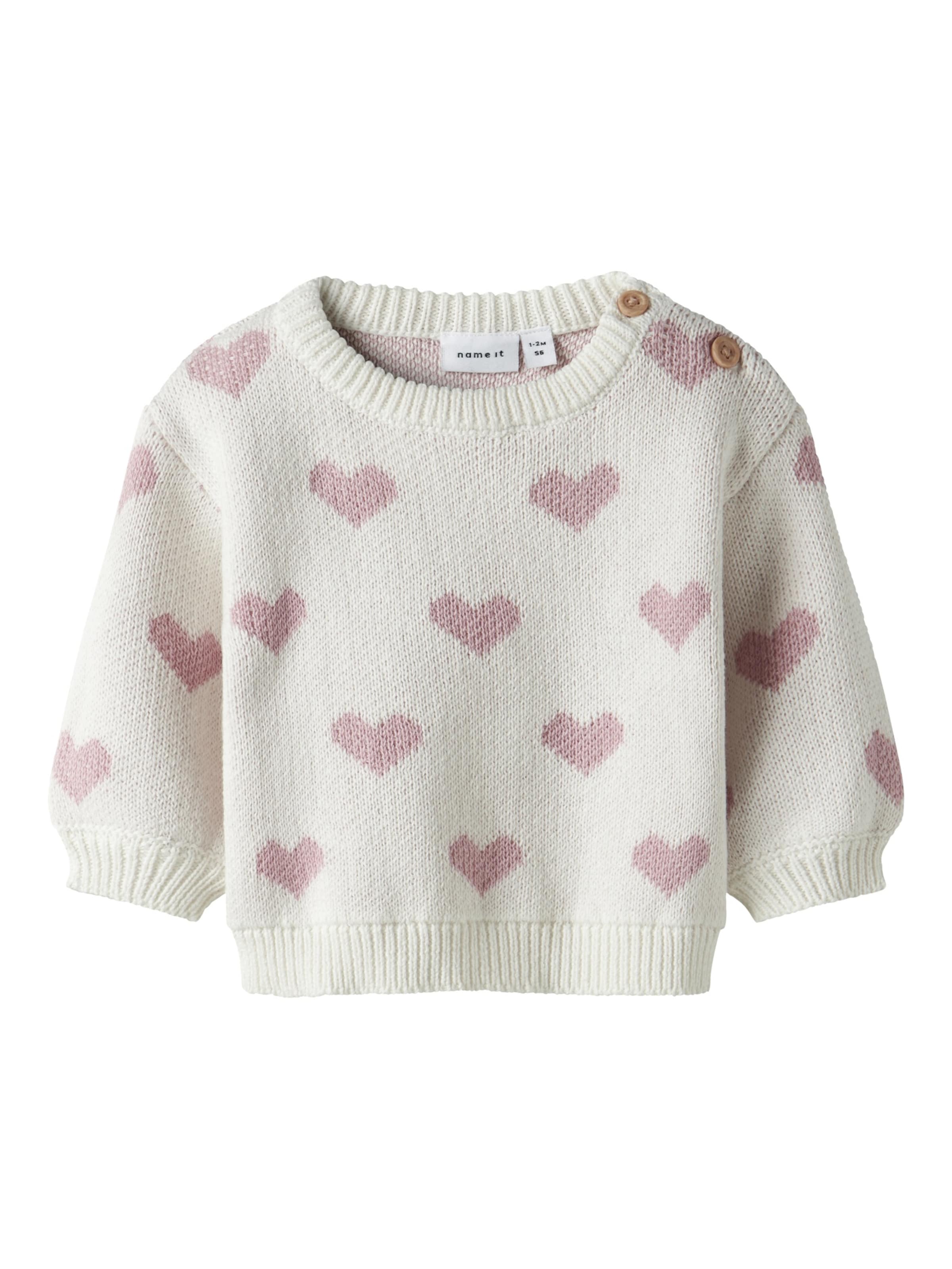 NAME IT Sweater 'NBFOANA ' in White: front