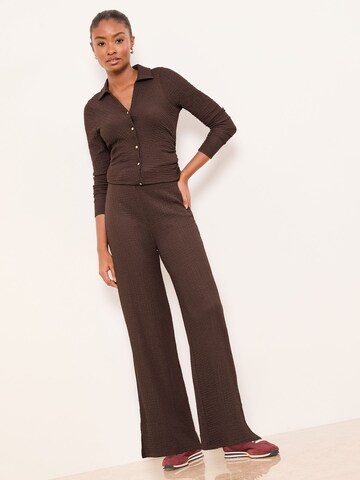 Wide Leg Pantalon Lipsy en marron