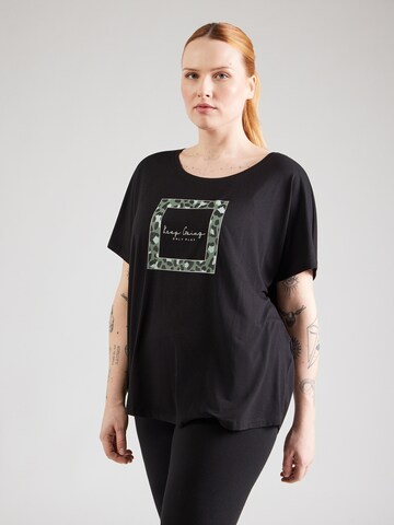 Only Play Curvy Funkční tričko 'ONPAUB-MILLE' – černá: přední strana