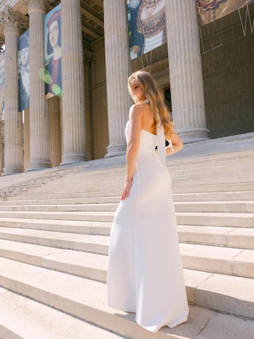 GRAZIA STORE - Vestido de noche 'Lia' en blanco