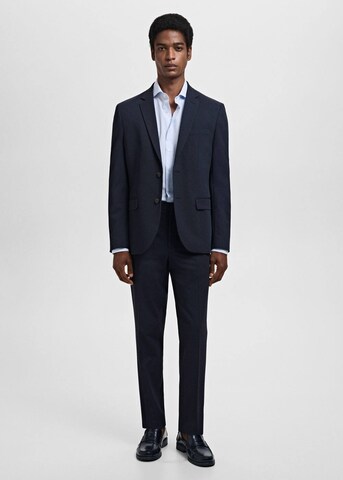 MANGO MAN Slim fit Business Shirt 'Selva' in Blue