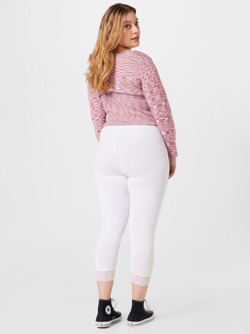 ONLY Carmakoma Skinny Leggings in White