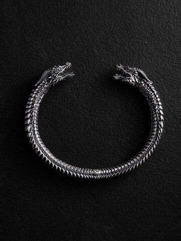 Braccialetto 'KAMPF DER DRACHEN' di REYTEL in argento
