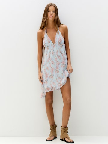 Pull&Bear Letní šaty – modrá