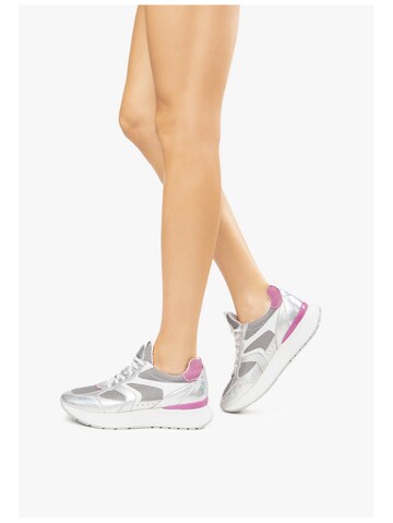 Nero Giardini Platform trainers in Silver