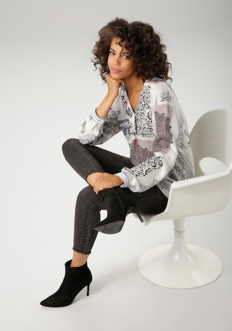 Aniston CASUAL Bluse in Weiß