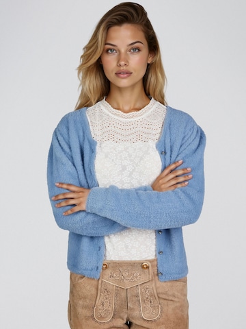 SPIETH & WENSKY Gebreid vest 'Hulla' in Blauw