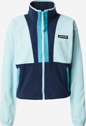 Jachetă fleece funcțională 'Backbowl II' de la COLUMBIA pe albastru: față