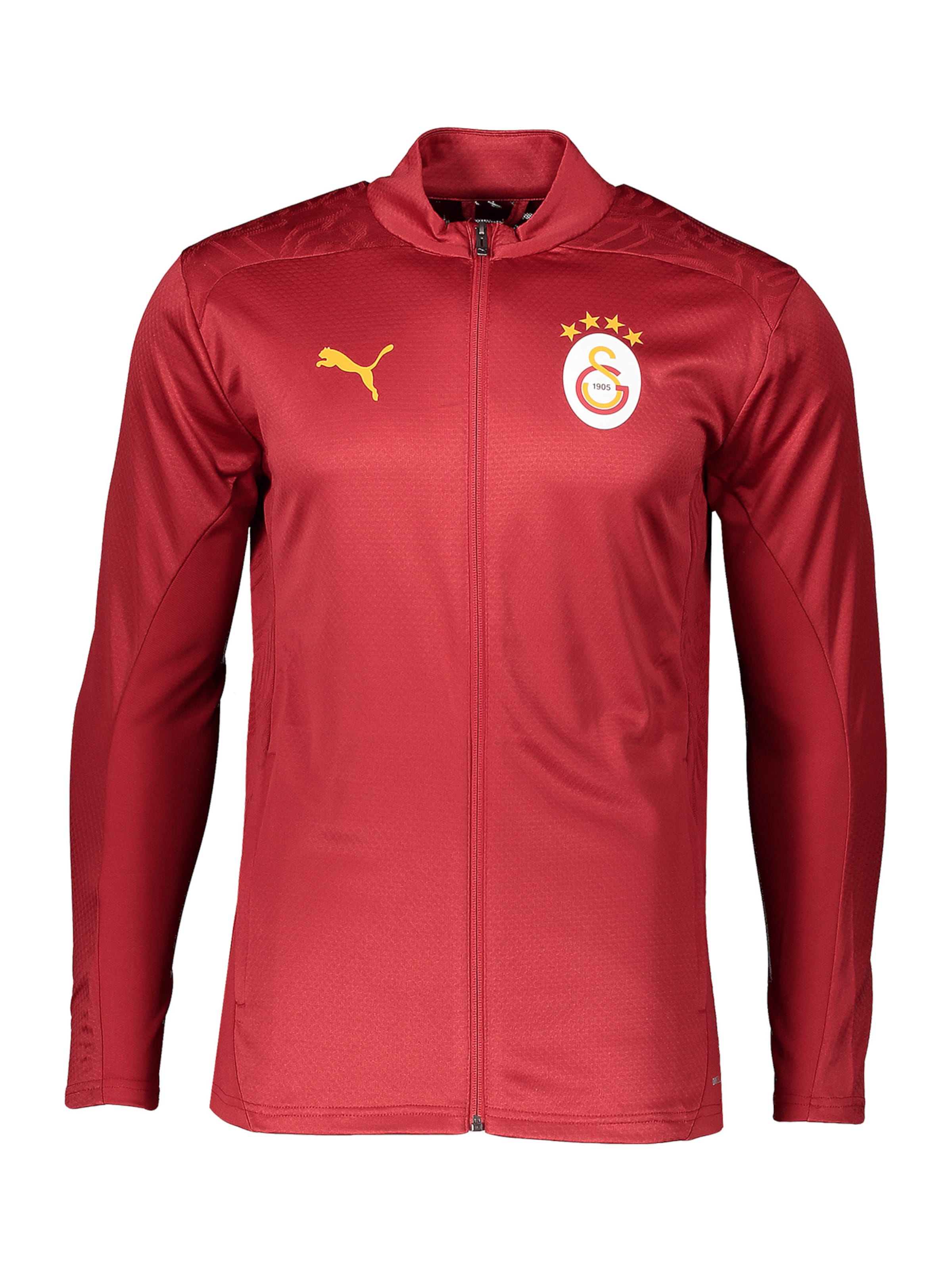 PUMA Vestes d’entraînement en jaune / rouge / blanc, Vue avec produit