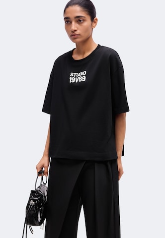 19V69 ITALIA T-Shirt 'Petonia Studio' in Schwarz