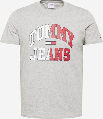 Tommy Jeans Shirt in Grijs: voorkant