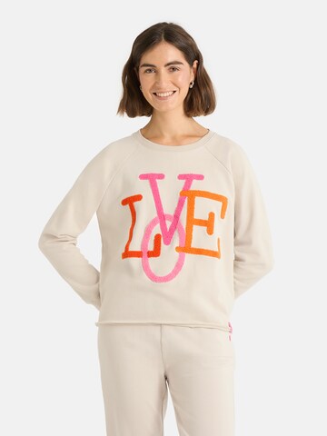 LIEBLINGSSTÜCK Sweatshirt 'Birdie' in Beige: front