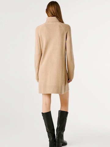 Pepe Jeans Gebreide jurk 'Carola' in Beige
