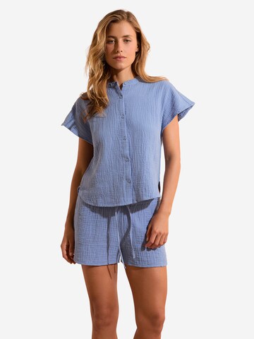 ETAM Pyjamabroek 'Soleia' in Blauw